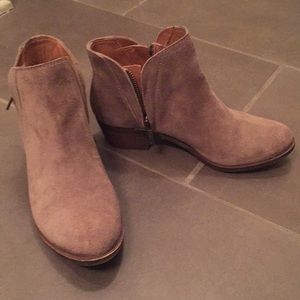 Lucky Brand Suede Booties